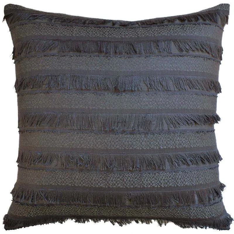 Feather Pillows for a Luxurious SleepAcadia Charcoal Throw Pillow by Ryan Studio