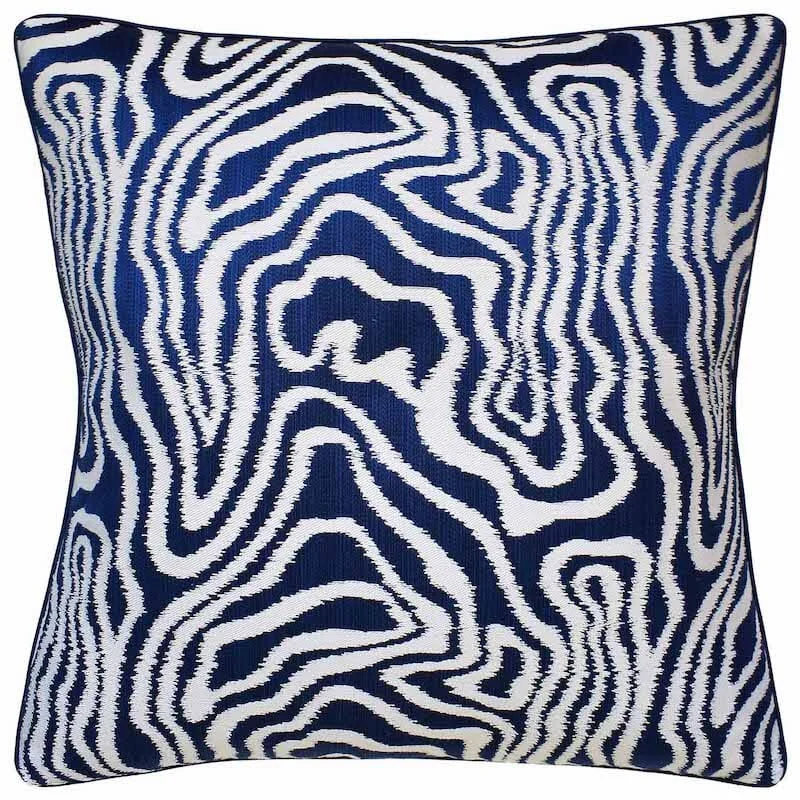 Orthopedic Pillows for Back Pain ReliefAlessandro Navy Blue Decorative Pillow by Ryan Studio