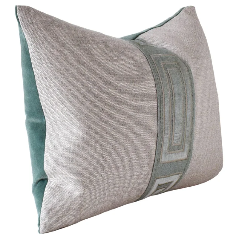 Pregnancy Pillows for Expectant MothersGiorgio Linen Ingot Tape Rain Decorative Pillow Ryan Studio