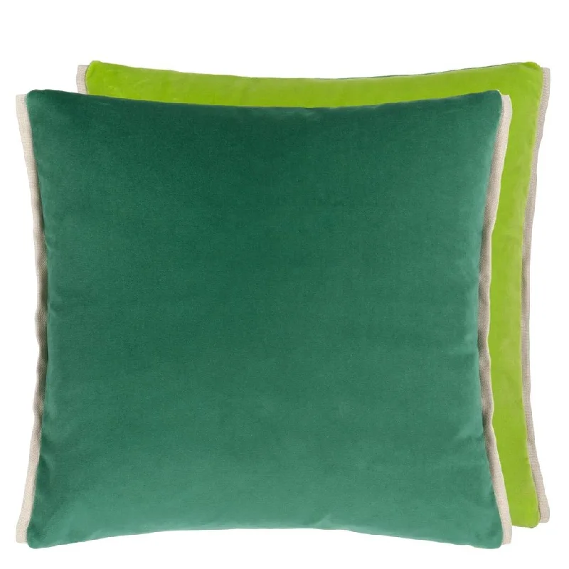 Round Pillows for Boho-Style InteriorsDesigners Guild Varese Viridian & Apple Decorative Pillow