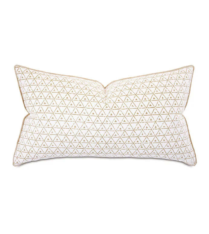 Cooling Pillows for Hot SleepersWellfleet Geometric Bolster Pillow