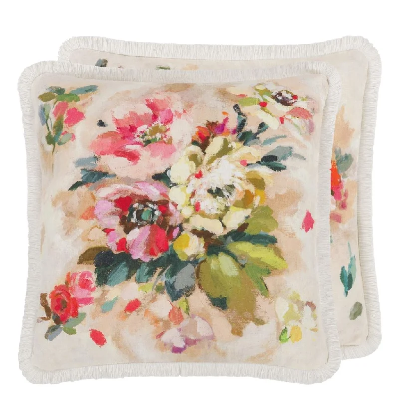 Cooling Pillows for Hot SleepersDesigners Guild Giardino Di Rose Nasturtium Linen Decorative Pillow