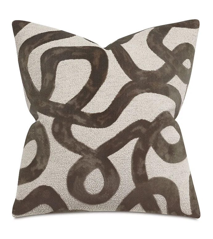 Firm Pillows for Side SleepersDoodle Scroll Decorative Pillow