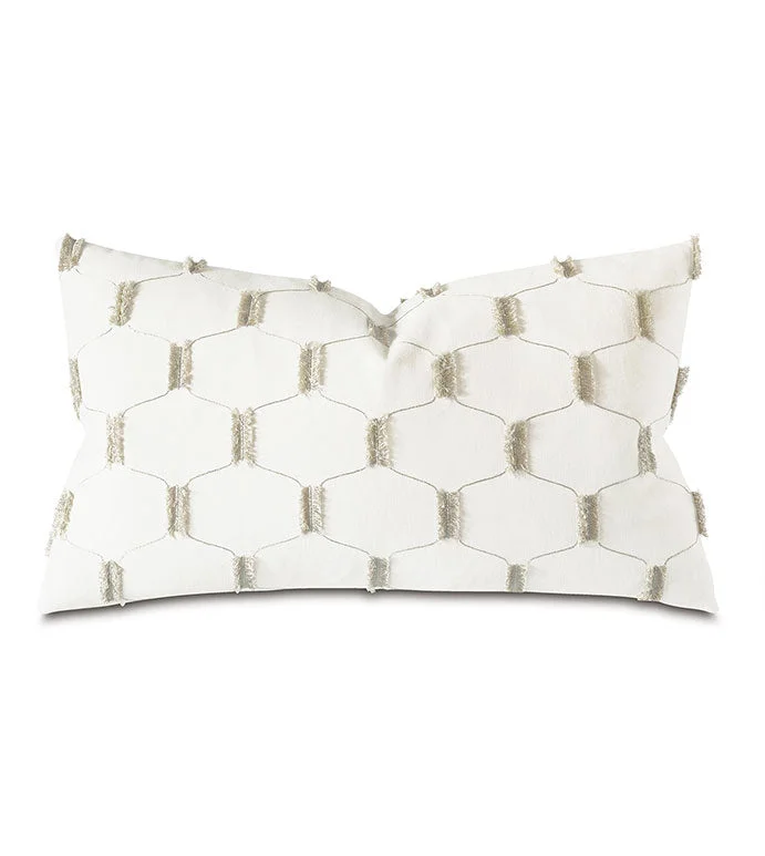 Cotton Pillows for Natural ComfortChilmark Fil Coupe Decorative Pillow