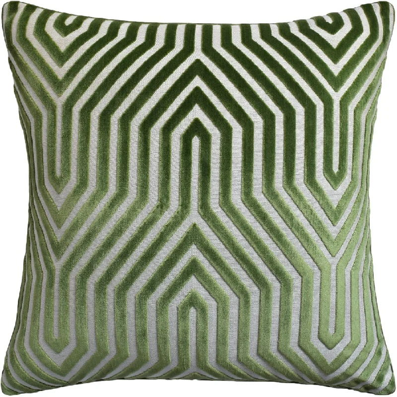 Plush Pillows for a Cozy BedVanderbilt Velvet Lettuce Pillow