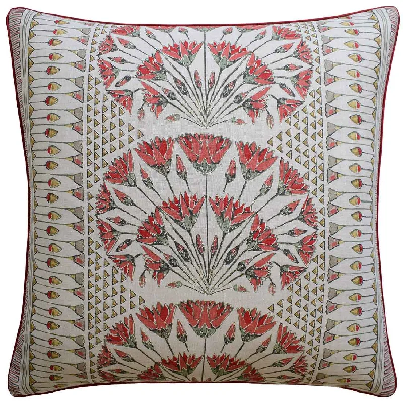 Lumbar Support Pillows for Car SeatsCairo Spicy Coral Pillow by Ryan Studio