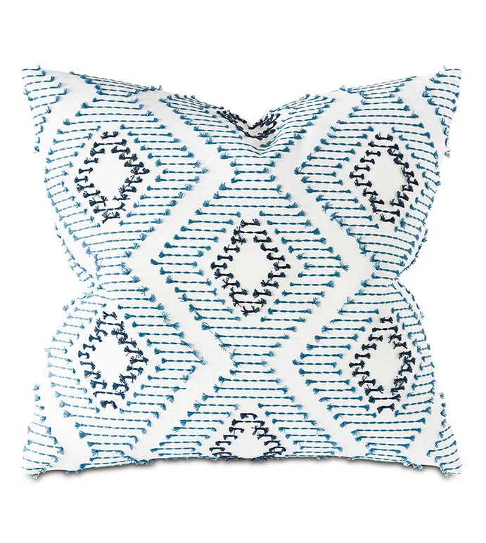 Cotton Pillows for Natural ComfortBridgehampton Fil Coupe Decorative Pillow