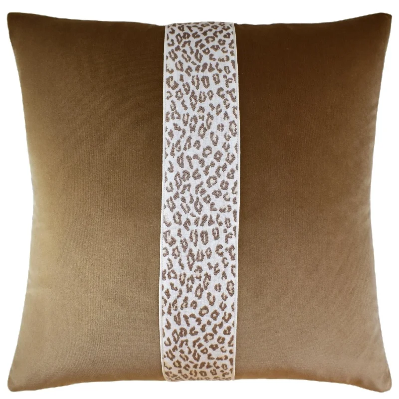 Silk Pillows for Smooth Skin and HairGiorgio Safari Tape Sand & Ivory Decorative Pillow Ryan Studio