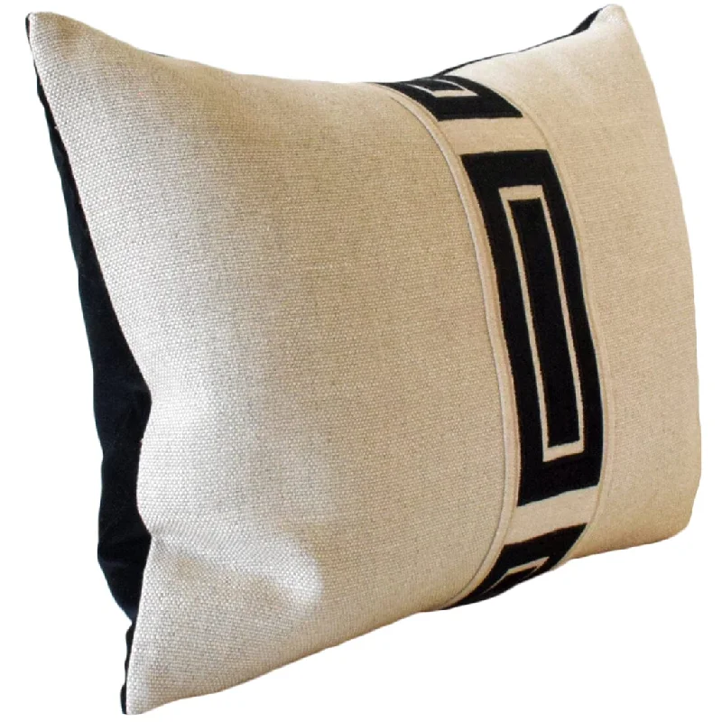 Memory Foam Pillows for Neck SupportGiorgio Linen Ingot Tape Raven Decorative Pillow Ryan Studio