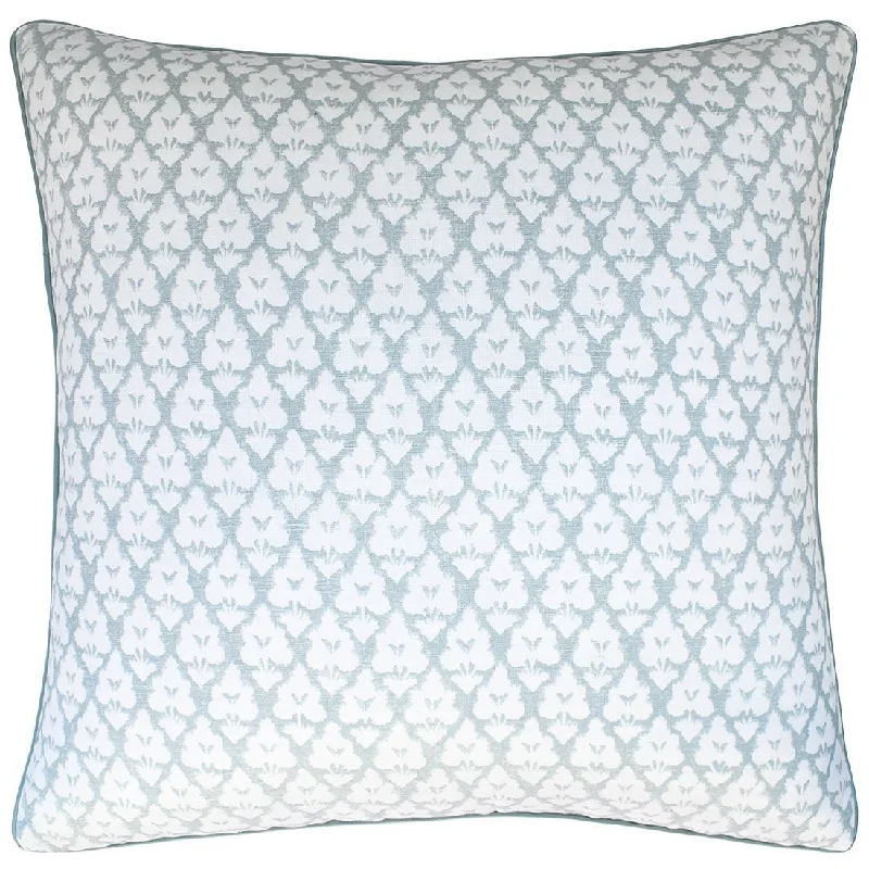 Plush Pillows for a Cozy BedArboreta Spa Blue Decorative Pillow by Ryan Studio