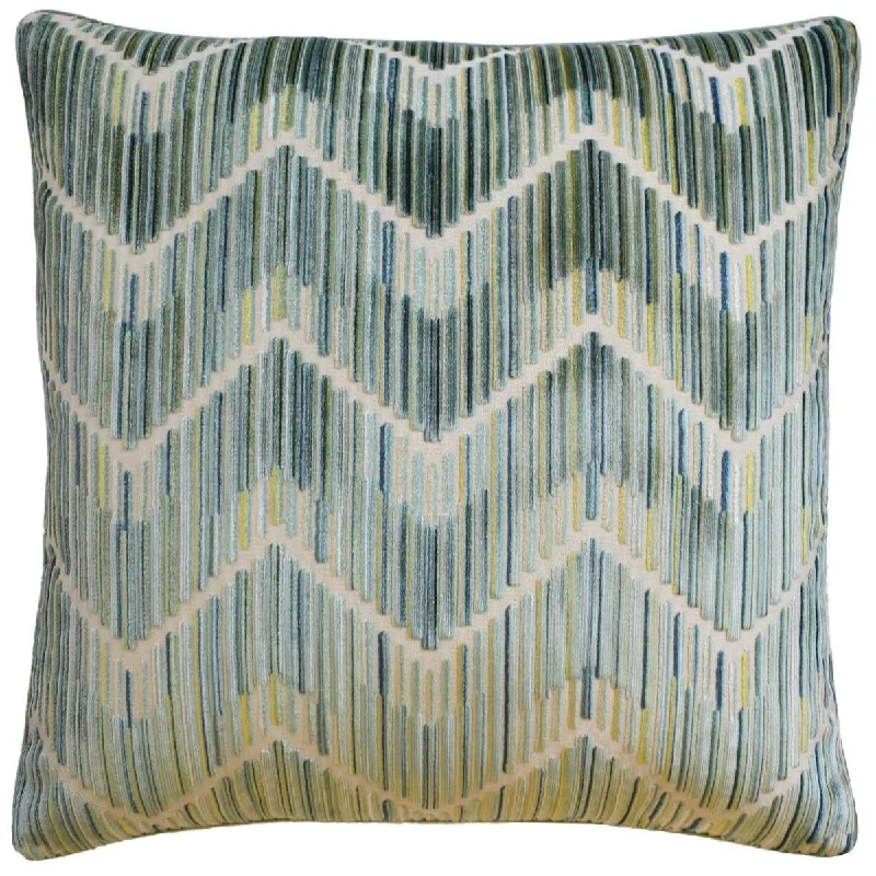 Travel Pillows for Long JourneysHilo Verdigris Decorative Pillow Ryan Studio