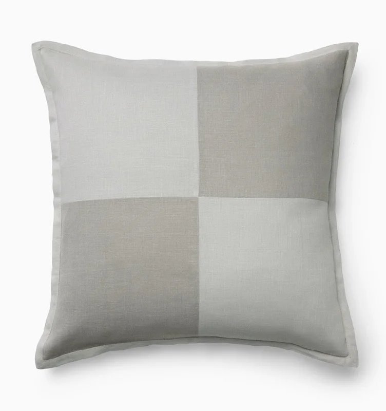 Velvet Pillows for a Touch of EleganceScacchi Grey Decorative Pillow by Sferra