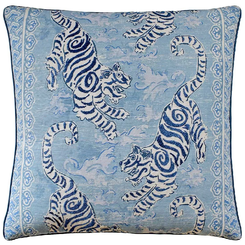 Velvet Pillows for a Touch of EleganceBongol Print Sky Pillow by Ryan Studio