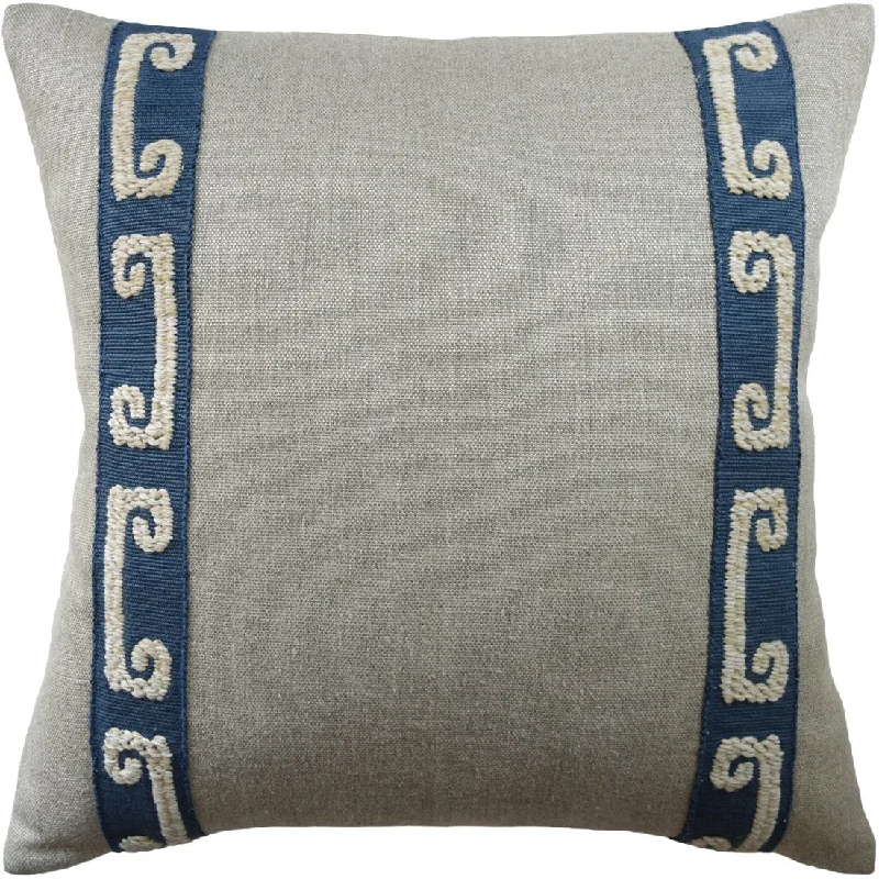 Cooling Pillows for Hot SleepersBoheme Tape Indigo Pillow