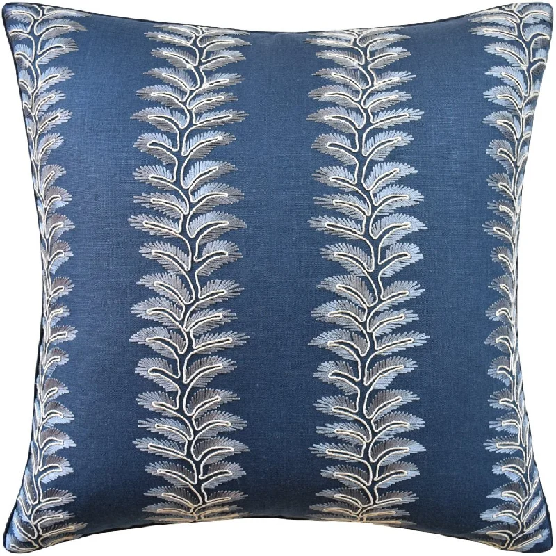 Orthopedic Pillows for Back Pain ReliefBradbourne Indigo 22" x 22" Decorative Pillow by Ryan Studio