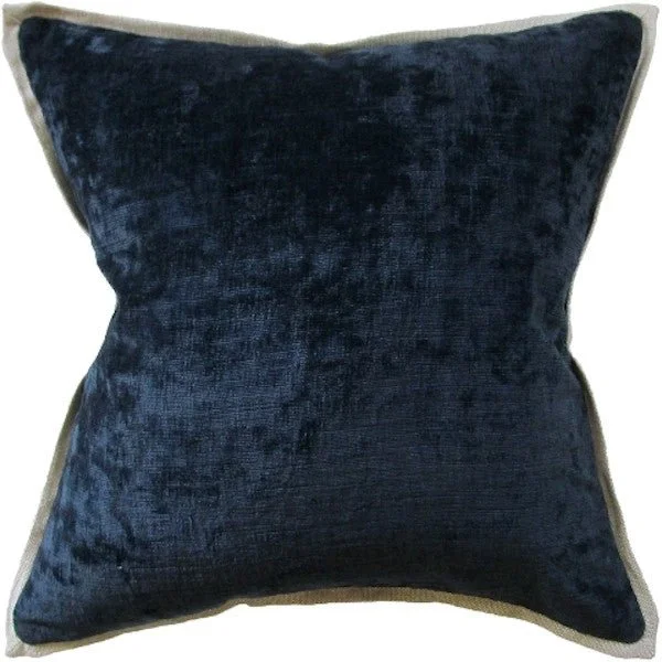 Back Support Pillows for Office ChairsUmbria Dark Indigo Pillow