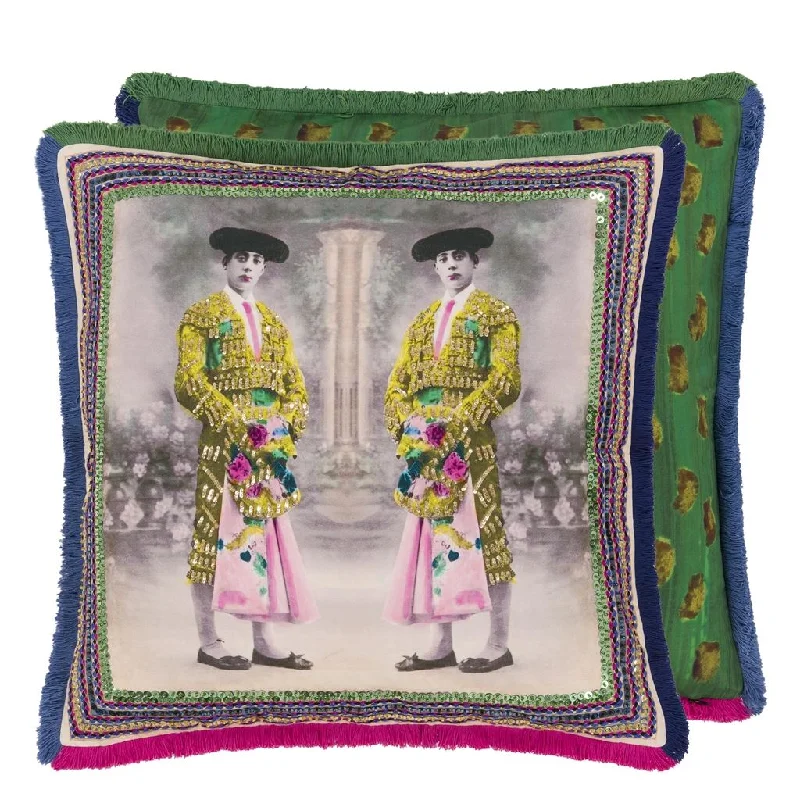 Silk Pillows for Smooth Skin and HairChristian Lacroix Torero Twins Mosaique Throw Pillow