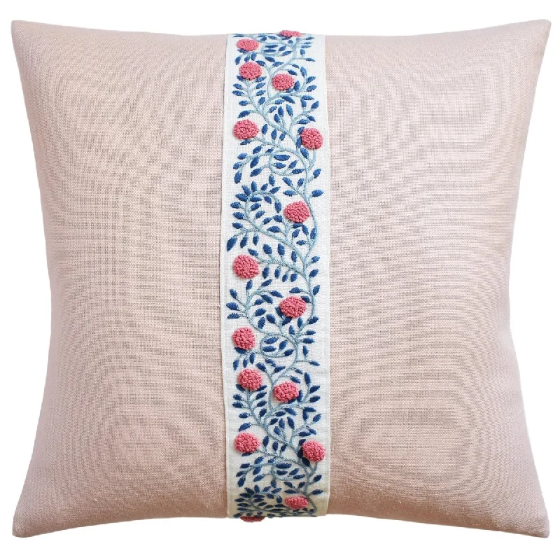 Firm Pillows for Side SleepersAshoka Tape Rose & Sky Decorative Pillow Ryan Studio