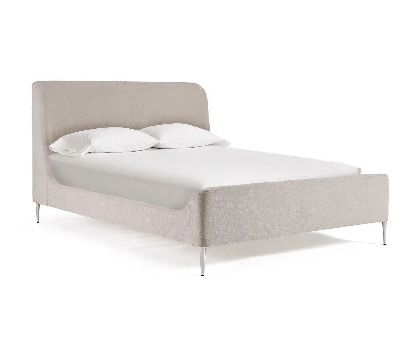 Natural latex and organic cotton blend mattressesAddie Upholstered Bed