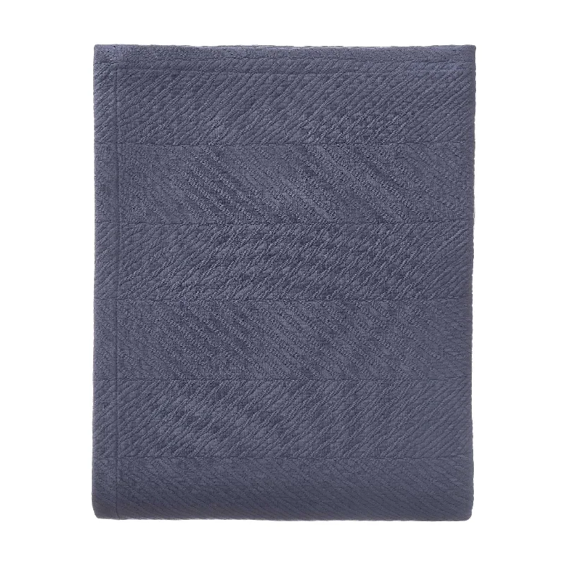 modern minimalist bedspreads for contemporary bedroomsCieza Bedspread [Dark grey blue]