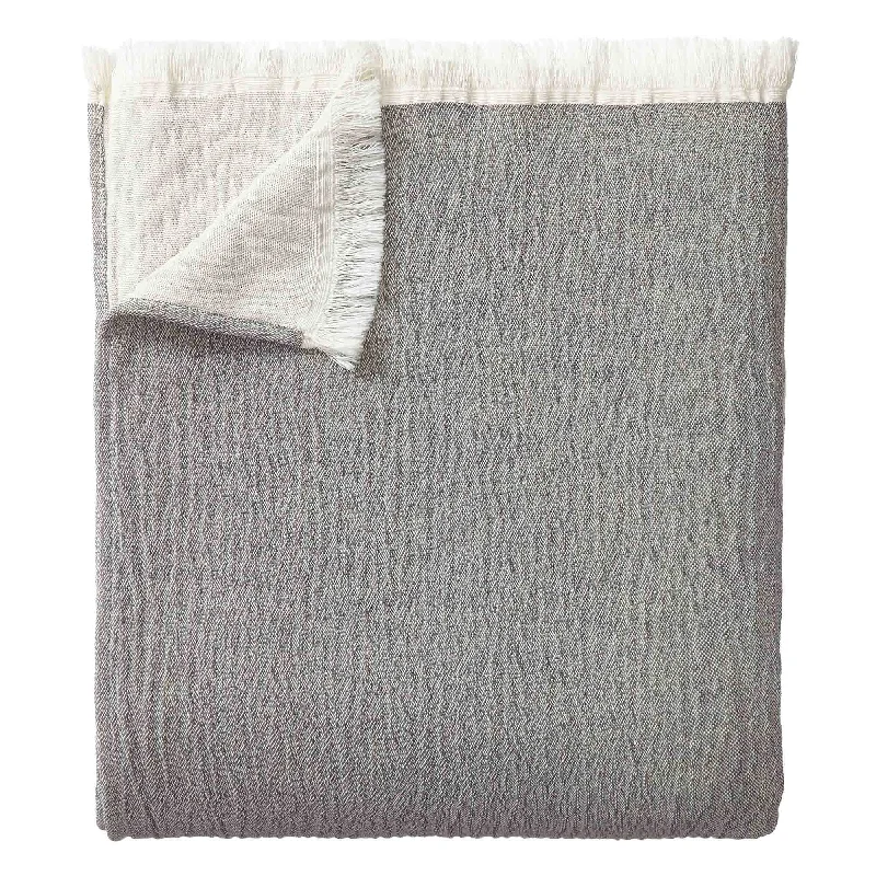 modern minimalist bedspreads for contemporary bedroomsAnaba Bedspread [Grey & Natural white]