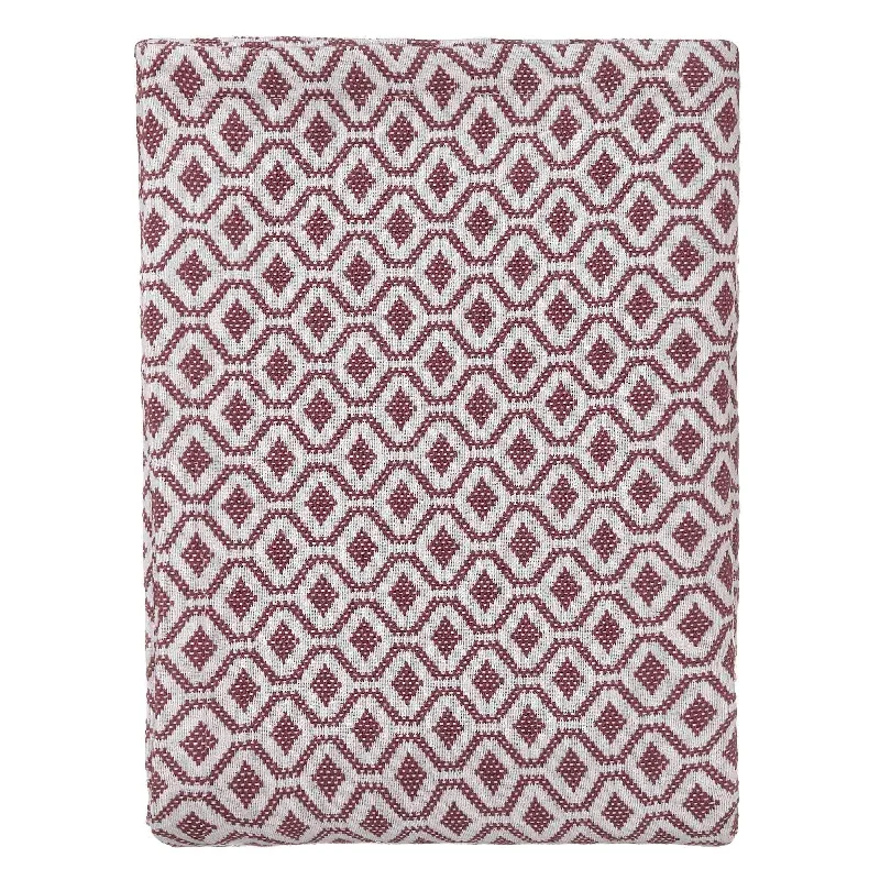 industrial style bedspreads with a rugged look for urban loftsViana Cotton Quilt [Raspberry rose/White]