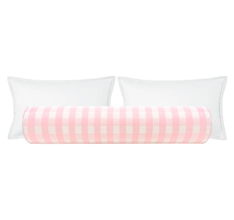 Bolsters for Coastal - Inspired Living Rooms to Create a Relaxed AtmosphereTHE BOLSTER :: CHARLESTON CHECK // PRIMROSE