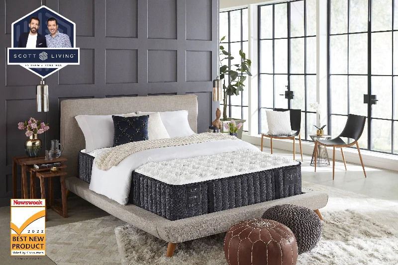 Wool - filled mattresses for natural insulation and moisture - wickingCLEARANCE - Scott Living SL 1000 Hybrid Firm 15" Mattress