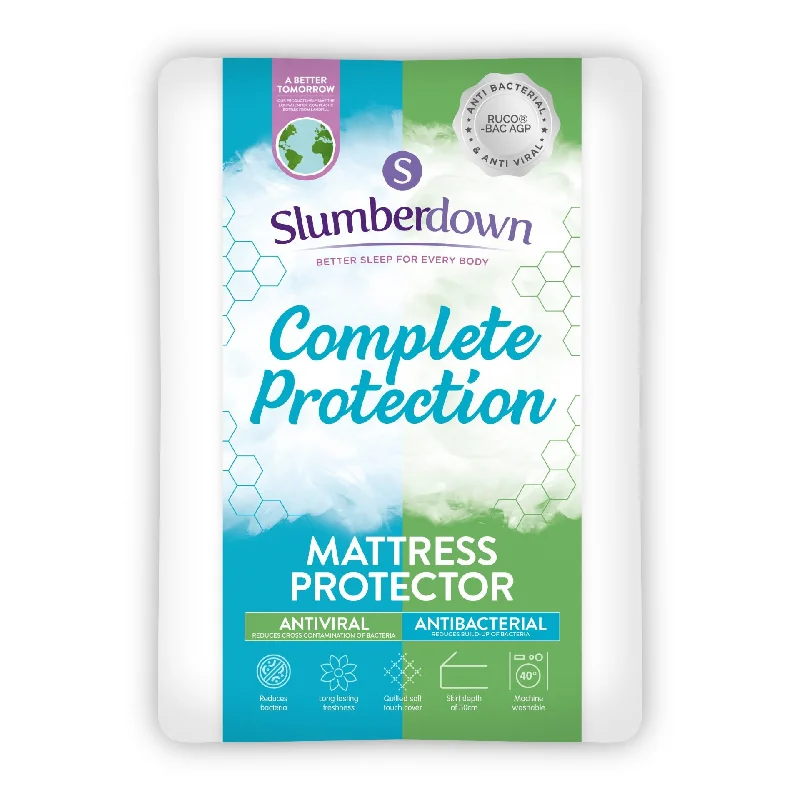 Natural latex and organic cotton blend mattressesComplete Protection Anti Viral Mattress Protector