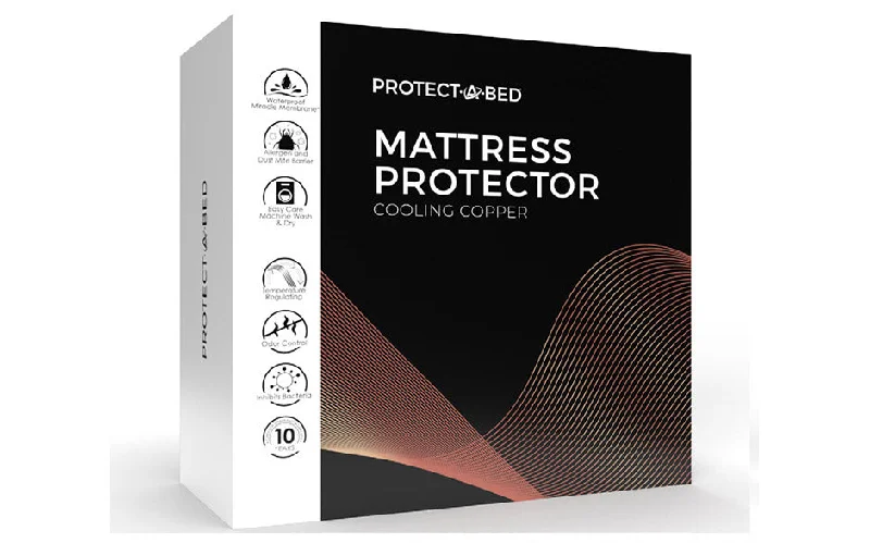 Gel - infused memory foam mattresses for cooler sleepCopper Mattress Protector