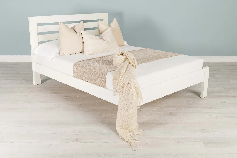 Innerspring mattresses with coil counts for supportGoodwood Soft White Solid Wood Bed Frame - 4ft Small Double - CLEARANCE