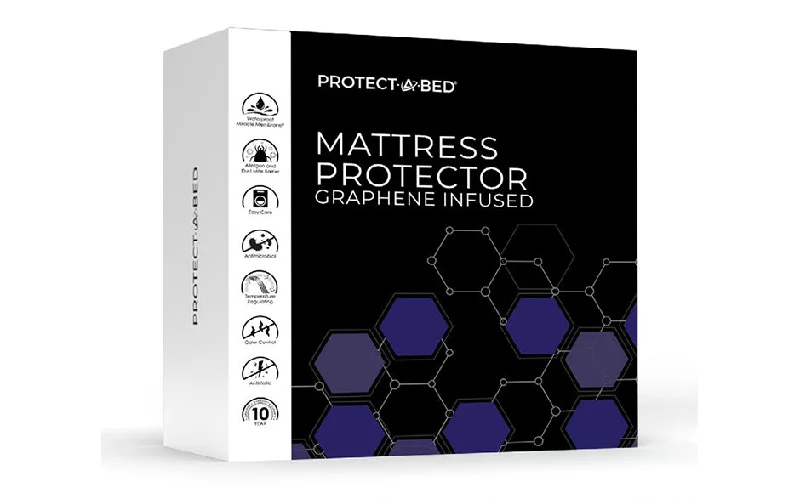 Gel - infused memory foam mattresses for cooler sleepGraphene Mattress Protector