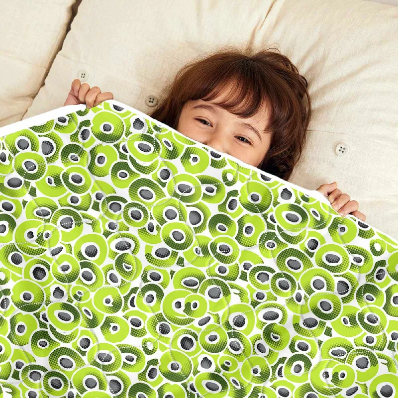 Goose down comforters known for their superior quality and insulationAvocado Pattern AC Quilt Comforter for Kids