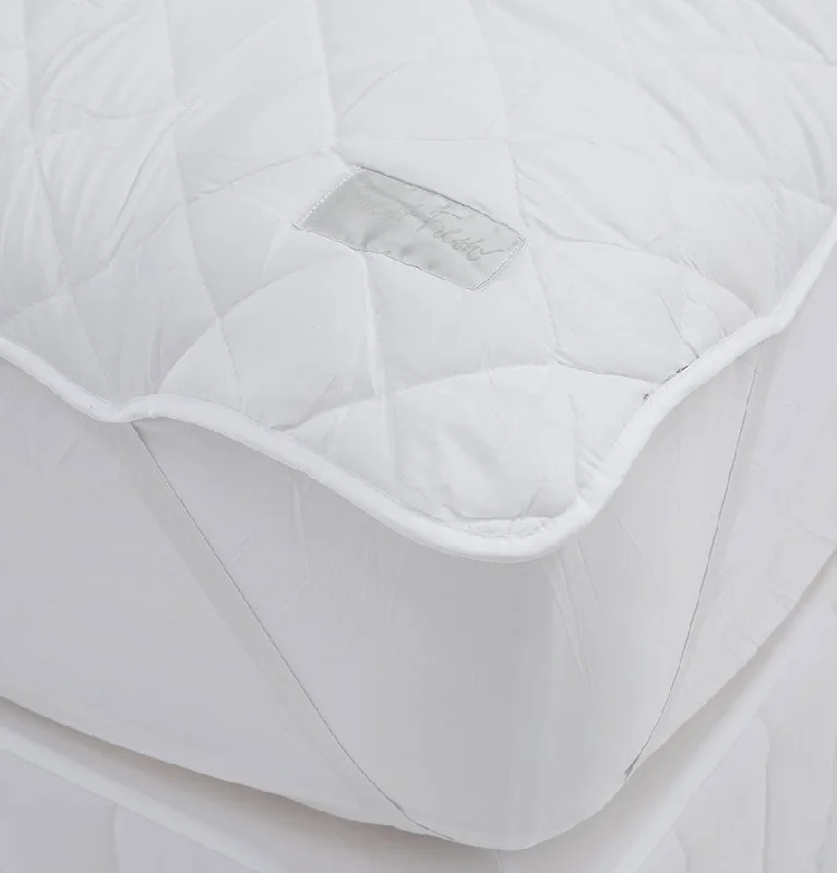 Gel - infused memory foam mattresses for cooler sleepGuest Fresh Strapped Mattress Protector