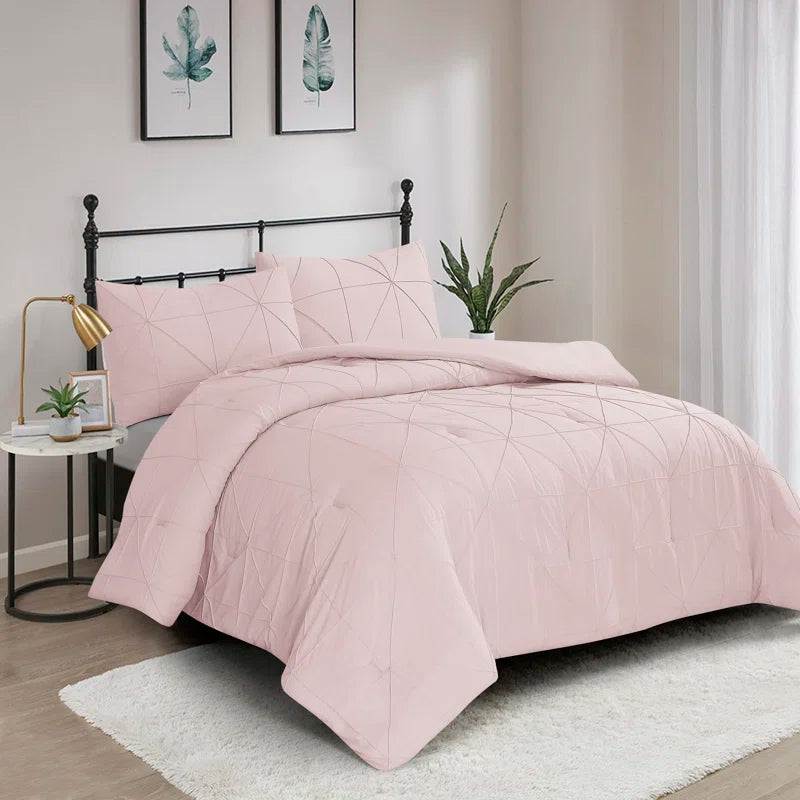 Wool - filled comforters with natural moisture - wicking and temperature - regulating featuresHartford Comforter - Blush