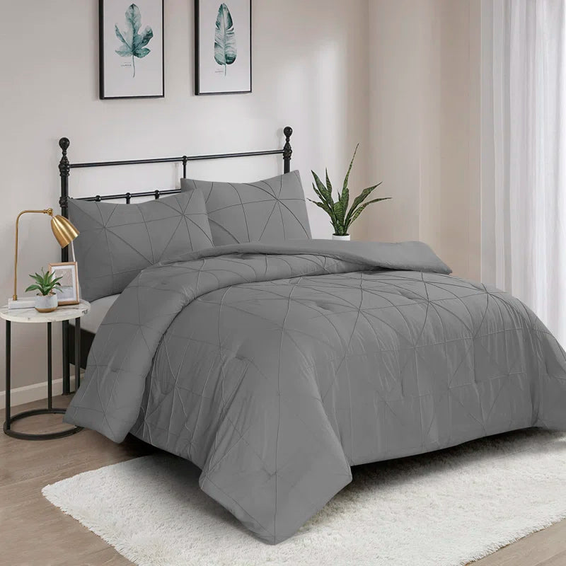 King - size comforters to fit large king - sized beds perfectlyHartford Comforter - Dark Grey