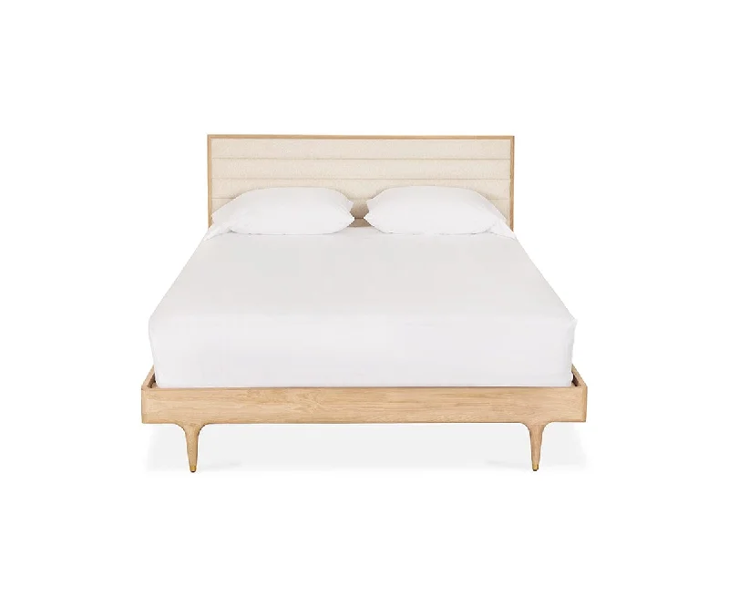 Natural latex and organic cotton blend mattressesHendrick Bed - White Oak