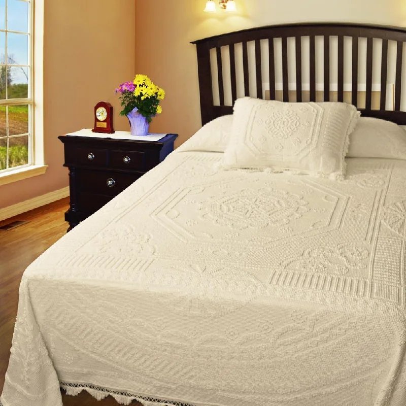 tropical style bedspreads with palm leaves and bright colors for a vacation - like vibeJohn Adams Cotton Bedspread