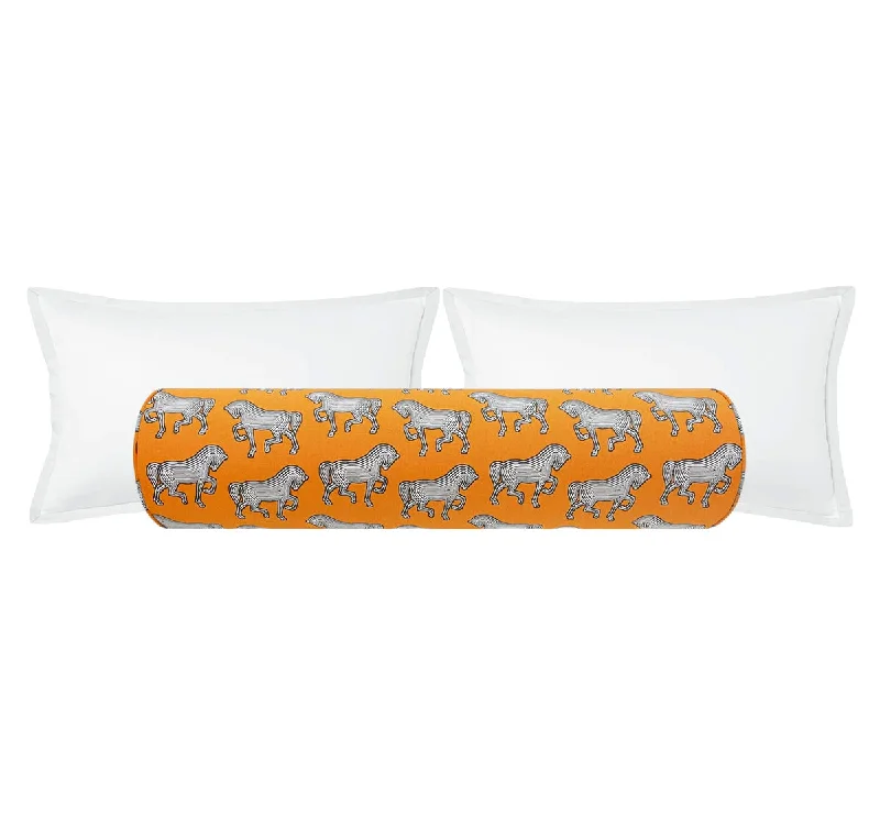 Bolsters for Music Rooms to Use While Playing InstrumentsTHE BOLSTER :: FAUBOURG // ORANGE | SCHUMACHER