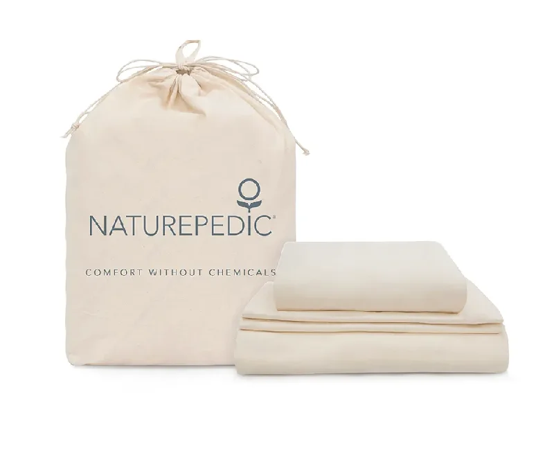 Queen - size comforters for standard queen - sized mattressesNaturepedic Organic Sheets