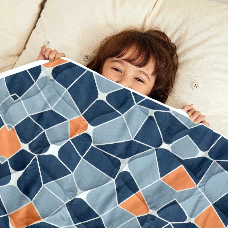 King - size comforters to fit large king - sized beds perfectlyBlue Abstract AC Quilt Comforter for Kids