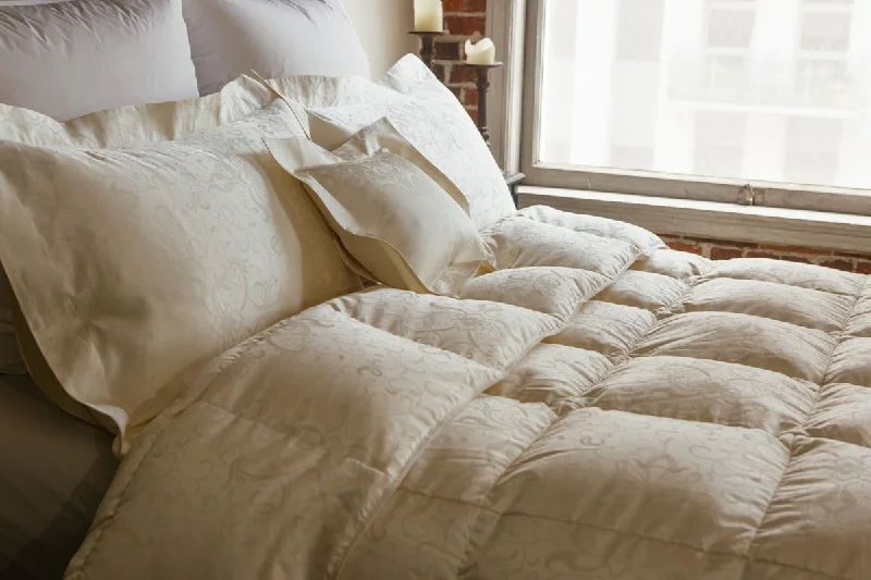 Down - filled comforters for supreme warmth and lightnessOpulence Silk Down Comforter