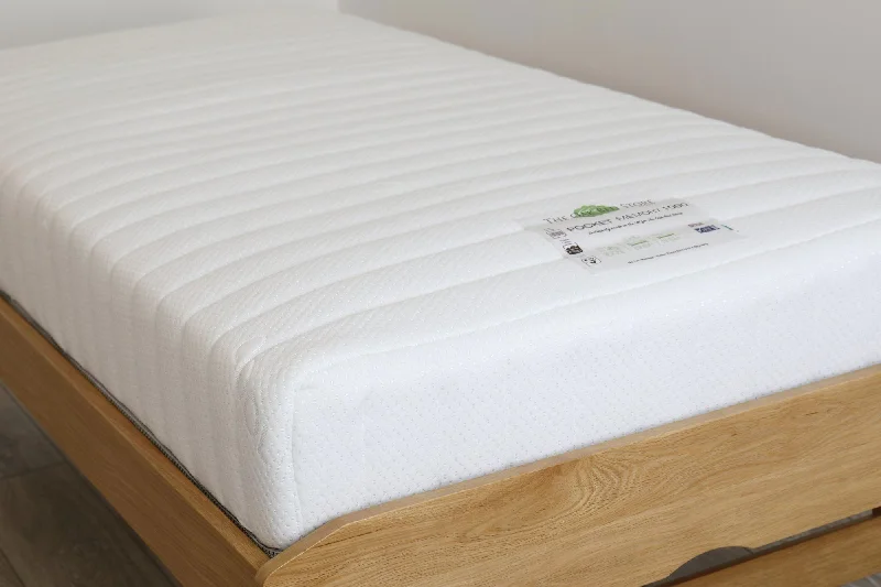 Wool - filled mattresses for natural insulation and moisture - wickingPocket Memory 1000 Pocket Spring Memory Foam Mattress