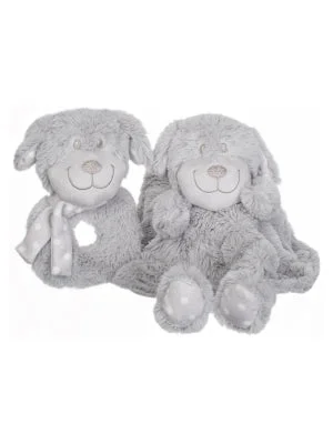 Down - filled comforters for supreme warmth and lightnessPuppy Comforter & Rattle Gift Set - Grey