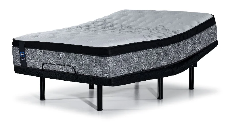 Polyester - foam mattresses for budget - friendly optionsSealy Posturepedic® Correct Comfort III Firm Eurotop Full Mattress and L2 Motion Pro Adjustable Base