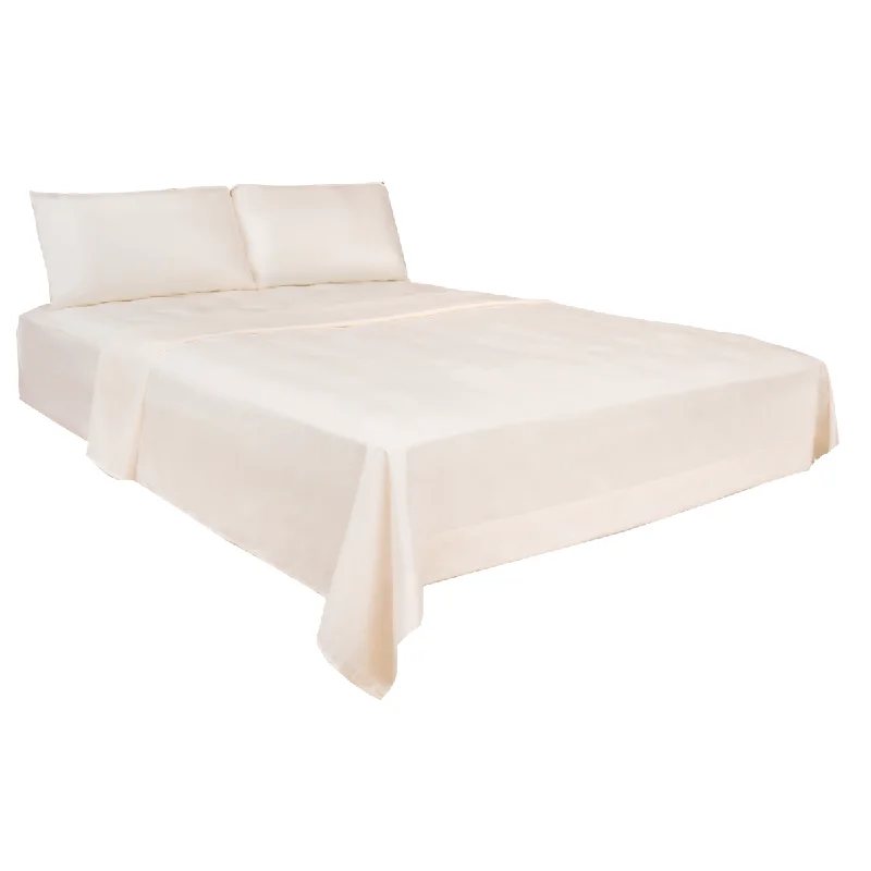 Innerspring mattresses with coil counts for supportSlumberShield Ivory Bedding Set