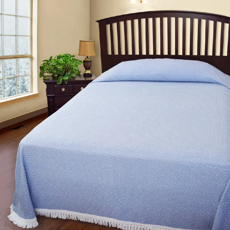 silk bedspreads with a luxurious and smooth textureSnowdrop Cotton Bedspread