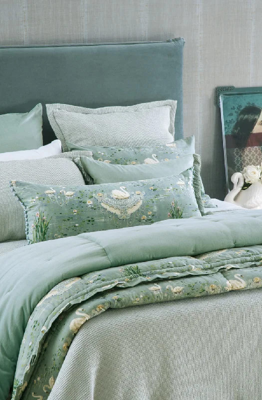 baroque style bedspreads with rich fabrics and elaborate designs for a luxurious looksottobosco pale ocean bedspread