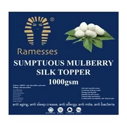 Memory foam mattresses for pressure relief and contouringSumptuous Mulberry Silk Blend Mattress Topper