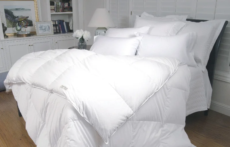 Queen - size comforters for standard queen - sized mattressesSupremium Baffle Box Light Weight Hungarian Goose Down Comforter (Level 2)